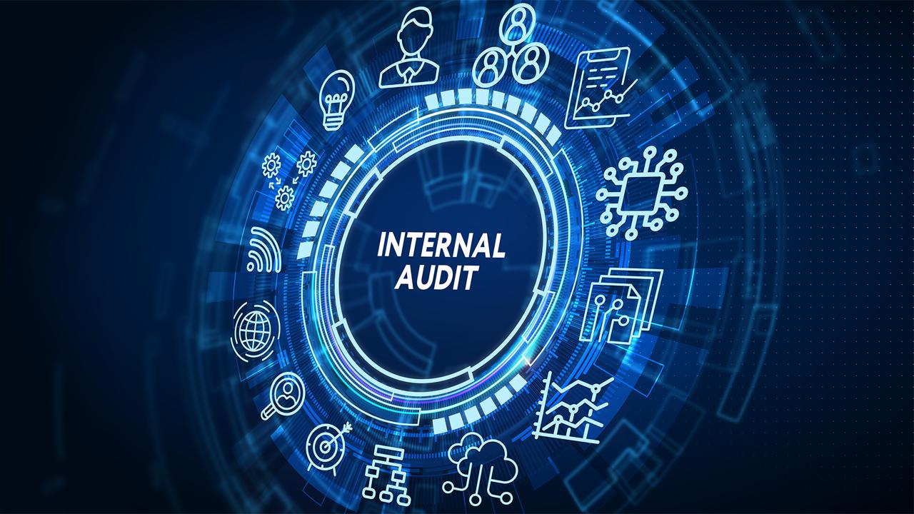 Internal audit is surrounded by other related elements in it.