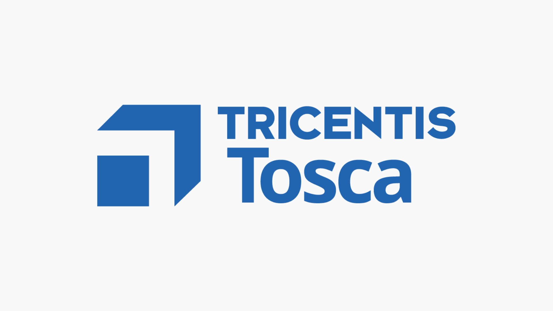 An image displaying logo of TRICENTIS Tosca on it.